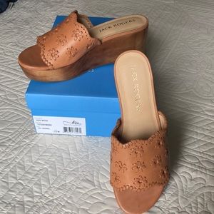 Women’s Jack Rogers wedge sandals, size 7